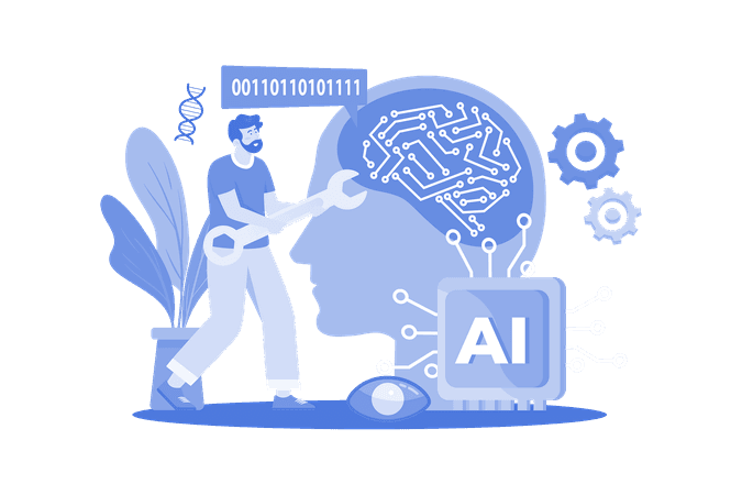 AI Solutions & Automation illustration
