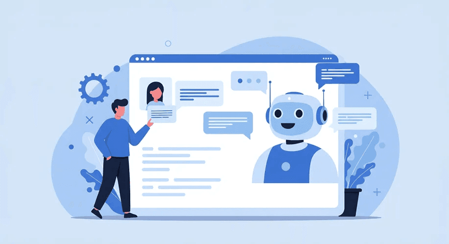 AI Agents & LLM Implementation illustration